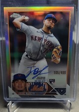 2023 Topps Chrome Update Series - Autographs Jose Butto #RA-JBU Refractor...