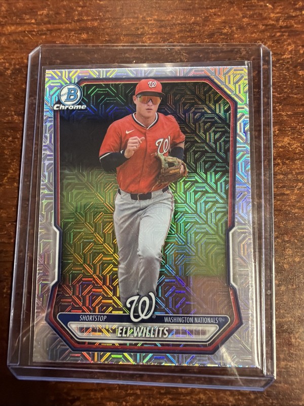 2026 Bowman Chrome Eli Willits Mojo Refractor  + Bowman Base