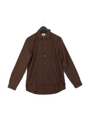 Paul Smith Men's Shirt S Multi Striped 100% Cotton Basic New with tags