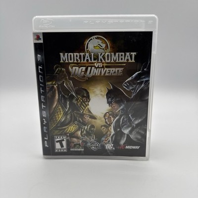 MORTAL KOMBAT VS DC UNIVERSE CIB SONY PS3 GAME - TESTED/WORKING Free Shipping!