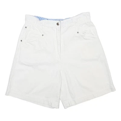 COSMOS Shorts Femme Coton Blanc Décontracté Taille M W30 - Photo 1/4