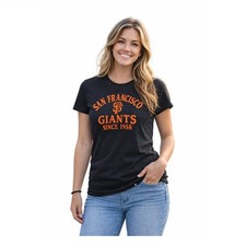 '47 Brand Women's San Francisco Giants Frankie T-Shirt Black Small