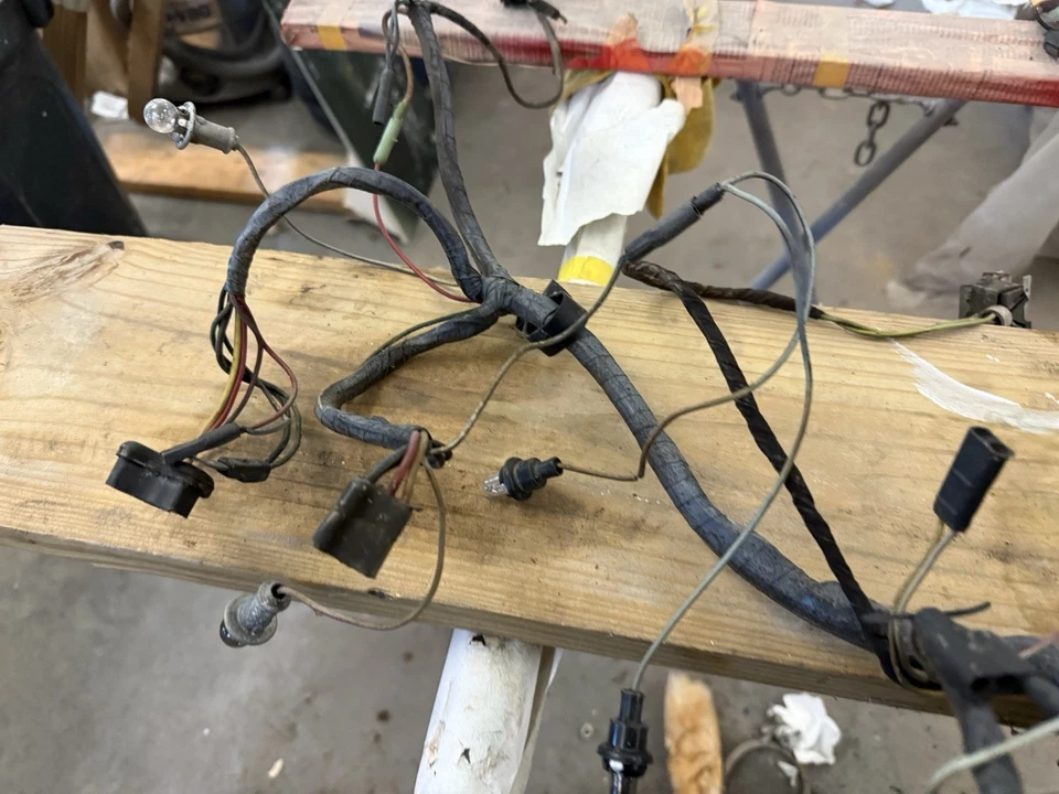 1965 1966 Ford Galaxie Under Dash Main Wiring Harness 4 Speed Radio Delete - Image 4 of 4