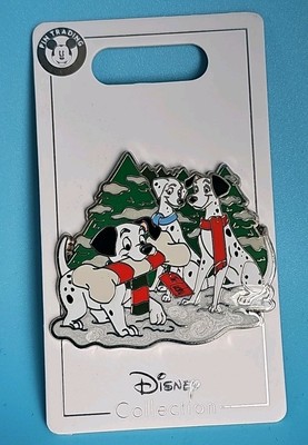 Disney 101 Dalmatians Pin Lapel Pin 2021 Pongo Perdita Winter Xmas