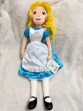 Alice in Wonderland Rare stuffed animal with tag