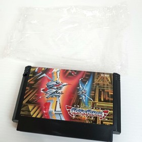 Crisis Force Complete KONAMI Famicom Game with Box, Manual, Postcard, and Flyer