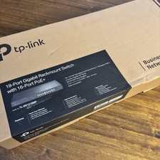 TP-Link 18-Port Gigabit Rackmount Switch with 16 PoE TL-SG1218MP