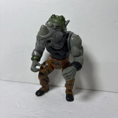 Vintage 1988 TMNT Teenage Mutant Ninja Turtles Rock Steady Hard Head Figure