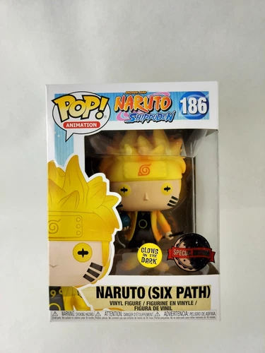Funko Pop Naruto Shippuden : Naruto (Six Path) #186 Special Edition GITD