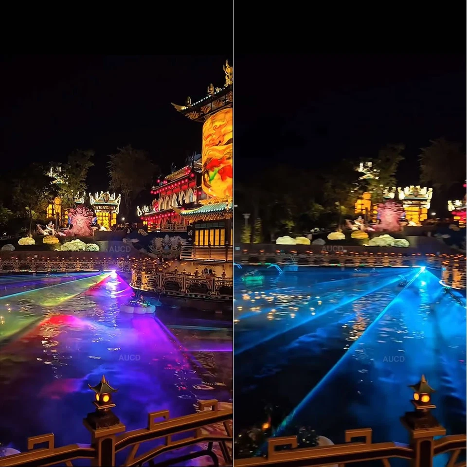 Android iOS APP 3W RGBW Laser IP65 Outdoor Landscape Show Projector Stage Lights - Image 3 of 4