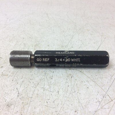 Go 3/4'' x 20 - WEISS - Go Plug Gewindelehre (gebraucht)