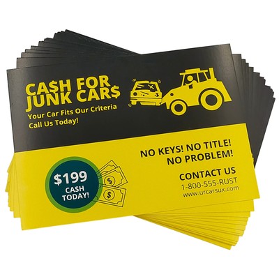 We Buy Junk Cars Prank Cards - Funny Gifts Practical Jokes Prank Kit, Parking...