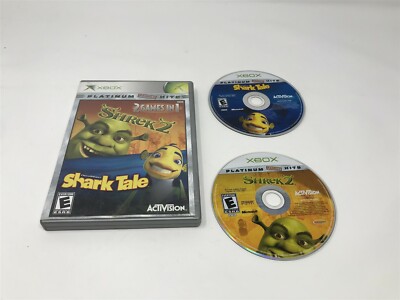 Shrek 2 / Shark Tales - Microsoft Xbox Original OG - in Box - No Manual