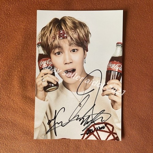 Foto firmada autografiada de JK JUNG KOOK V SUGA JIN JIMIN 4*6 K-POP de segunda mano - Imagen 14 de 16