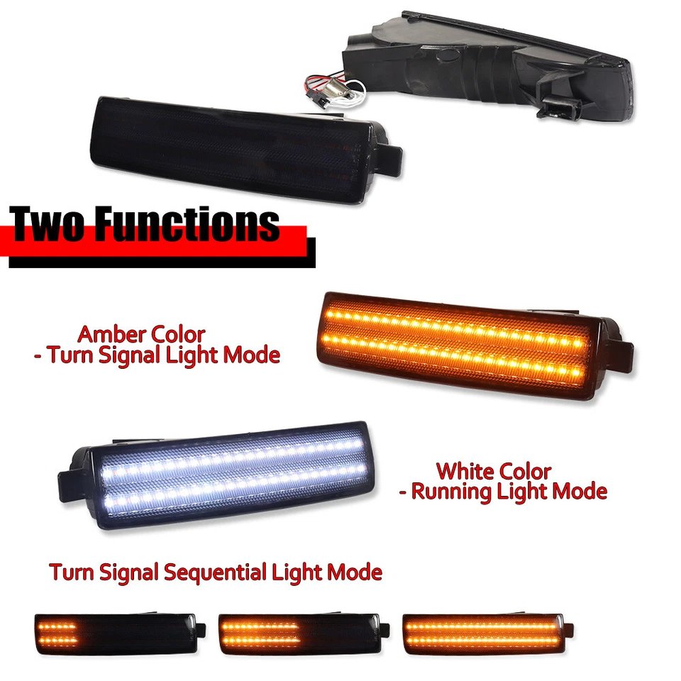 Parachoques delantero de humo Switchback LED Paking lámpara de señal para Honda Prelude 1997-2001 Foto 2 de 4