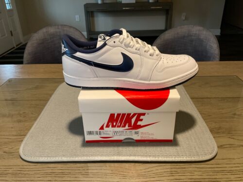 Nike Air Jordan 1 Low Retro ‘85 OG ‘Metallic Blue’ FB9933-141 Men’s Size 11.5
