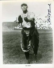 Edd Roush Psa Dna Coa Autographed 8x10 Photo  Hand Signed Authentic