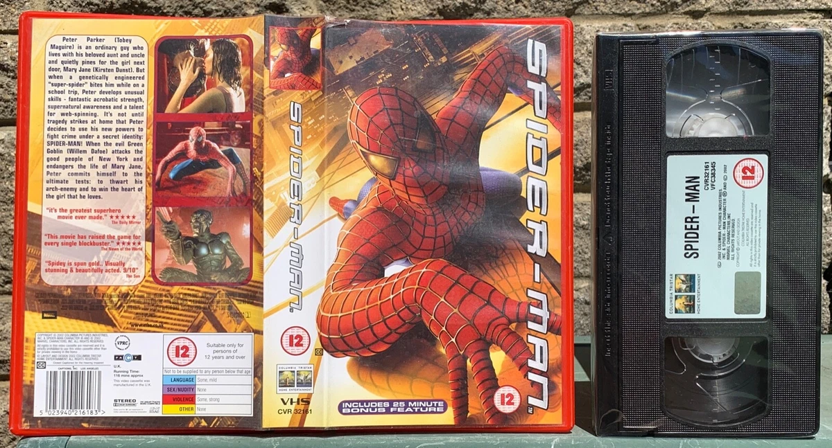 Opening And Closing To Spider-Man 2002 UK VHS By, 50% OFF