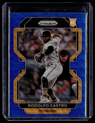 2022 PRIZM BLUE WAVE /60 ROOKIE RODOLFO CASTRO PIRATES