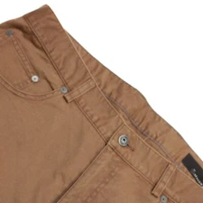 Maker & Company NWT Cotton Blend Tailored Cut 5 Pocket Jeans Size 38 x 32 Brown