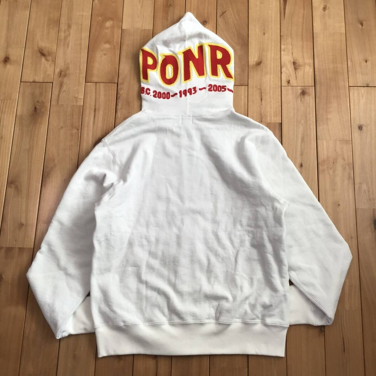 bape ponr パーカー BAPE Shark full zip hoodie a bathing ape PONR Light blue