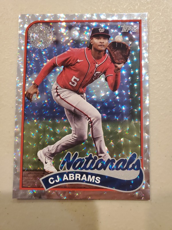 2024 Topps Series 2 35th Anniversary CJ Abrams Silver Foil 