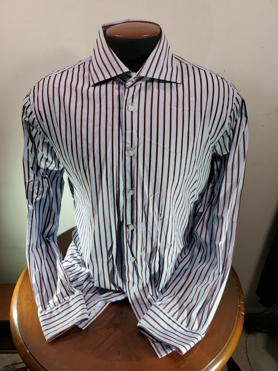 【MALBON】Stripe Sweater Button up ■MAN /追跡付 Zara Man Buttondown Shirt Mens 44 MULTICOLOR Stripped Cotton
