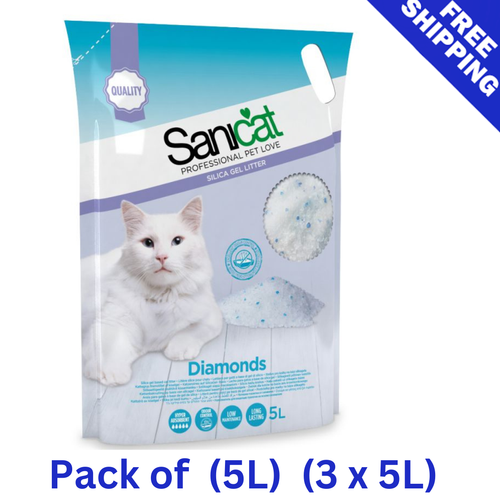 Sanicat Diamonds,Cat litter made from silica gel pearlsPack of 5L eBay