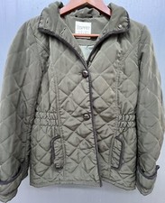 Esprit Jacket XS Green Quilted Lightweight Re...