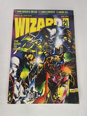 Wizard 21 Comics Magazine May 1993 Rob Liefeld & Jae Lee Maxx Gift for Dad