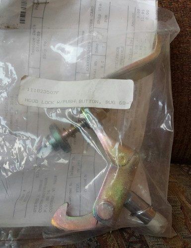 Poignée De Porte Extérieure Chromée Avec Serrure Pour VW Super Beetle 68-79 - Neuf