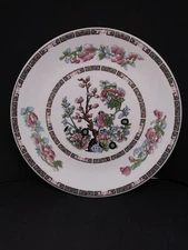 Vintage Dunn Bennett & Co. Vitrified Hotel Ware "Indian Flower" 9" Dinner Plate
