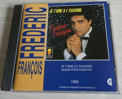 CD ALBUM JE T'AIME A L'ITALIENNE FREDERIC FRANCOIS 10 TITRES 1994 - Photo 1/3