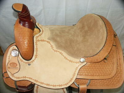 Selle Western G.W. Crate 16" Sur Mesure - Cuir Light Oil, Style Wade, Fabrication USA