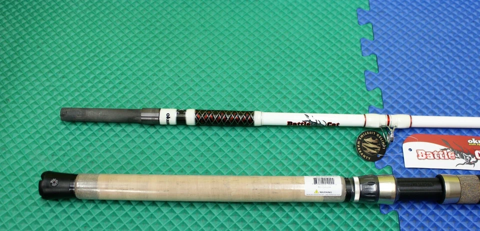 Okuma Battle Cat Cat Fish Casting Rod 8' 0" 2 piezas pesado BC-C-802H Foto 2 de 4