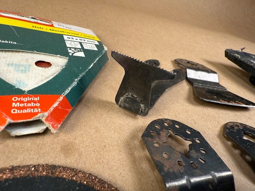 LOT OF Multi-Tool Oscillating Blades - Some New, Some Still Usable FREE SHIPPING - Picture 6 of 13