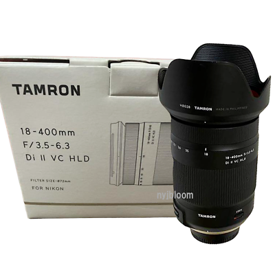 New TAMRON 18-400mm f3.5-6.3 Di II VC HLD Lens for Nikon F DX 