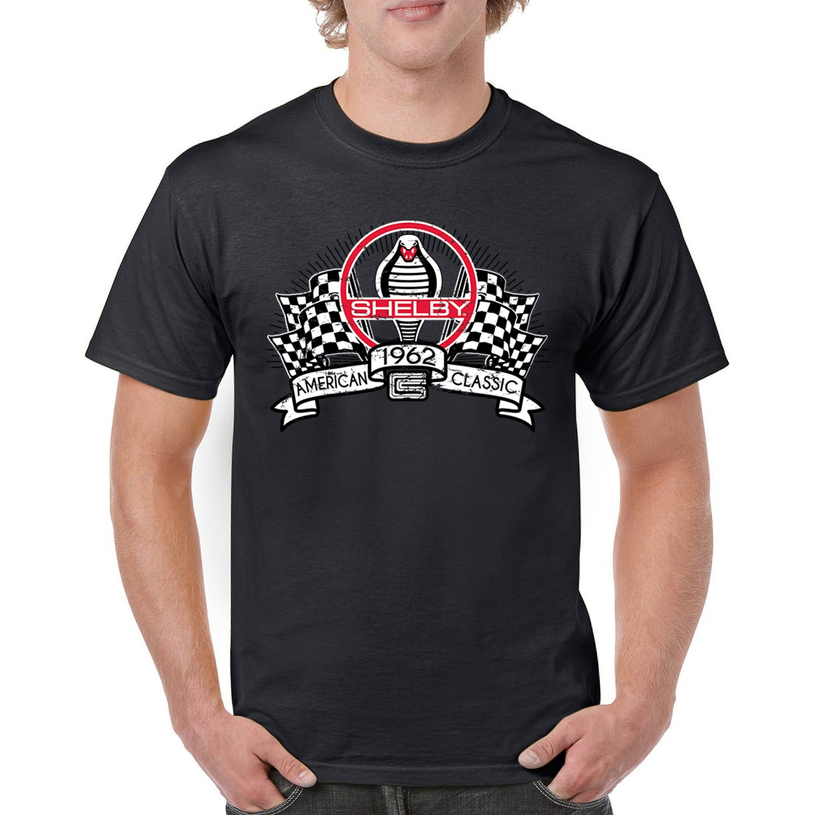 ALTRA 1962 Shelby American Classic T shirt Mustang Cobra powered by Ford maglietta uomo