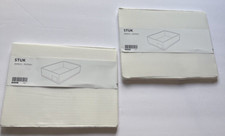 Lot of 2 Ikea STUK Box Organizer storage Whit...