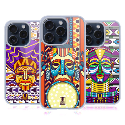 HEAD CASE DESIGNS AFRICAN FACE PATTERNS SOFT GEL CASE FOR APPLE iPHONE PHONES