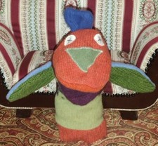 Cate  Levi Bird Chicken Rooster  Animal Wings Wool Puppet Handmade Plush Toy B
