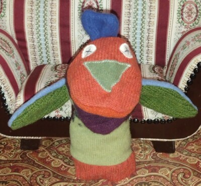 Cate & Levi Bird Chicken Rooster ? Animal Wings Wool Puppet Handmade ...