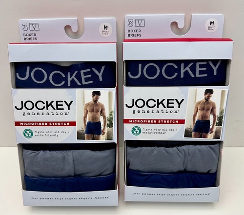 Jockey Men's Modal Boxer Briefs 3-Pack - Soft Stretch Long Leg Boxers, Medium (32-34)