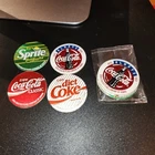 Vintage 1993 coca cola bottling company hawaii 4 pogs milk cap set, NEW sealed