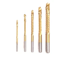 5PC Saw Drill Bits Set Titanium 1/8" - 5/16" 86020503