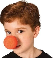Red Clown Nose Kids Adult Child Foam Costume Halloween Push On Mouse NEW