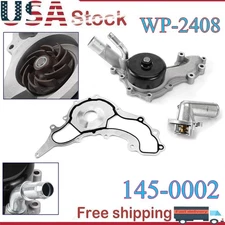 Water Pump & Gasket & Thermostat Housing for 11-20 Jeep Grand Cherokee 3.6L IV