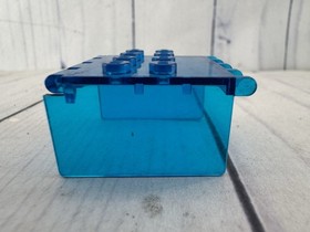 Lego 1x 2337 Trans-Dark Blue Windscreen 4 x 4 x 2 Canopy Extender Set #6990