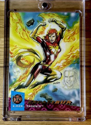 FLEER 1994 ULTRA X-MEN Karte #123 PHOENIX EXCALIBUR MINT ORIGINAL CARD!