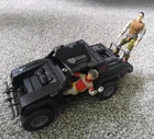 Vintage 1984 Hasbro GI Joe Cobra Stinger Jeep Vehicle Incomplete + 2 Figures